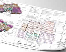 color architectural drawings