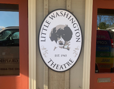 sign for the little washington theatre