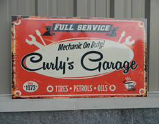 sign for garage