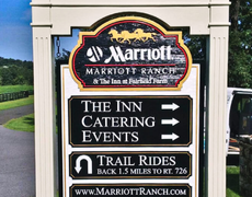 hotel signage