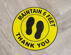 floor sticker