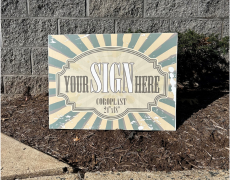 image of a sign outside